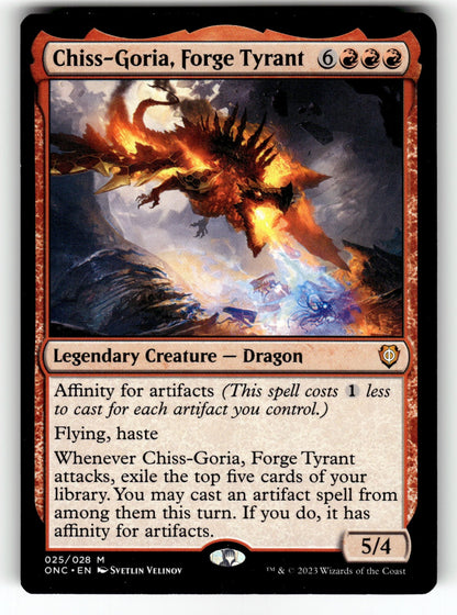 Chiss-Goria, Forge Tyrant – 25 ONC: Commander: Phyrexia: All Will Be One M NM