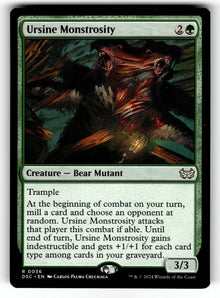 Ursine Monstrosity – 36 DSC: Commander: Duskmourn: House of Horror R NM