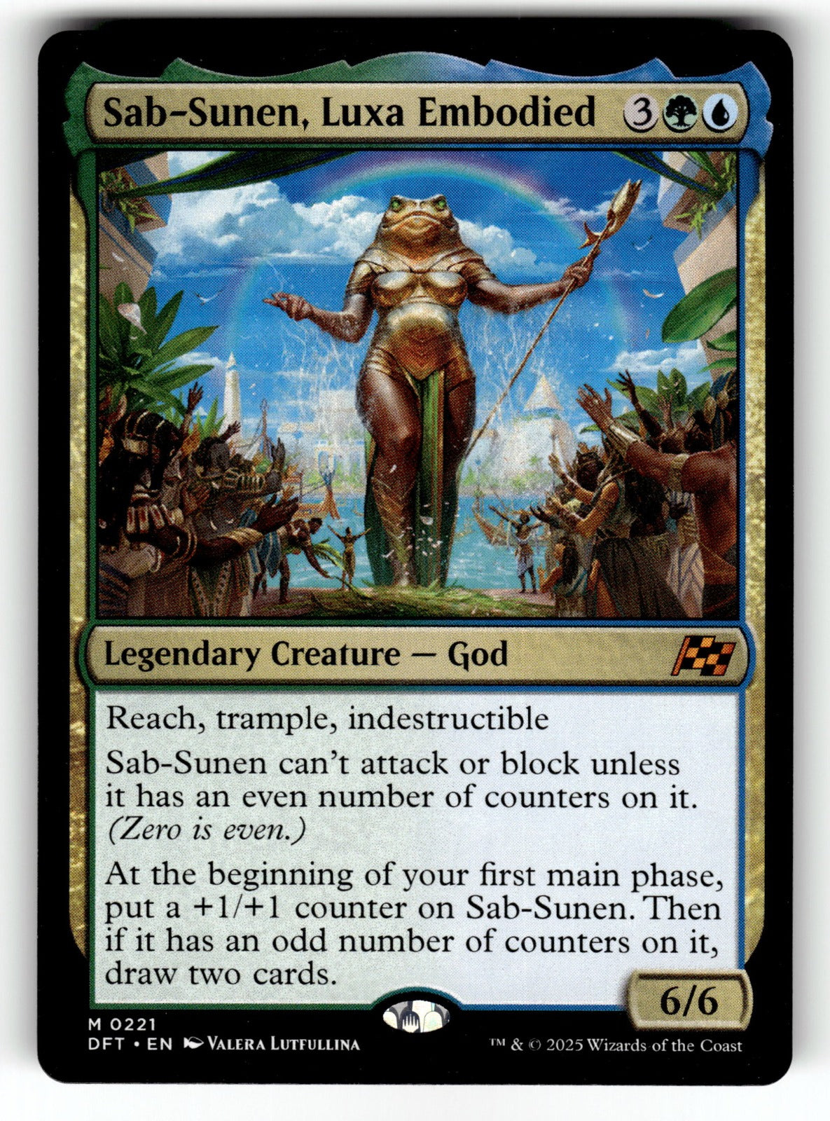 Sab-Sunen, Luxa Embodied – 221 DFT: Aetherdrift M NM