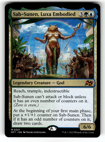 Sab-Sunen, Luxa Embodied – 221 DFT: Aetherdrift M NM