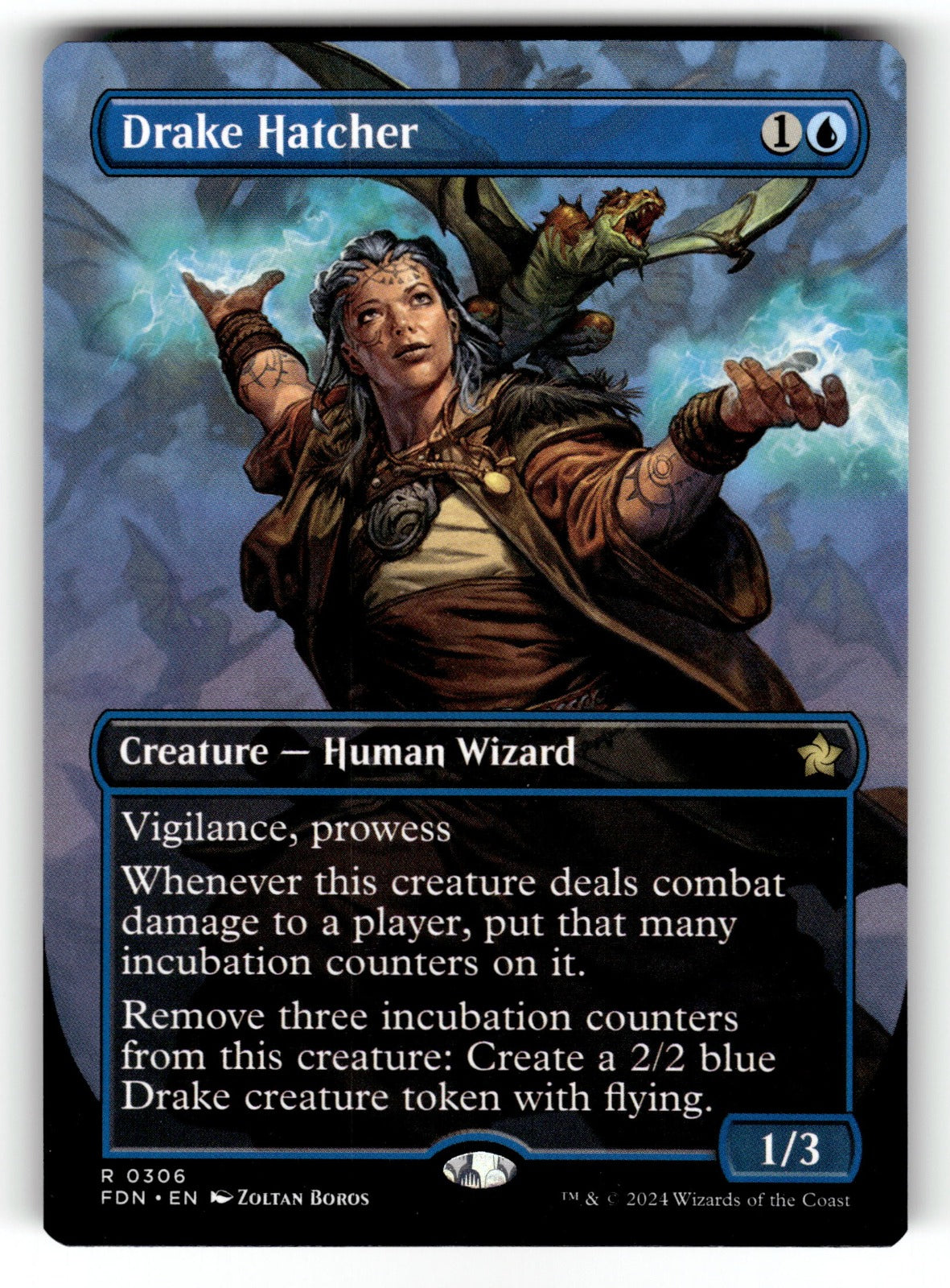Drake Hatcher (Borderless) – 306 FDN: Foundations R NM