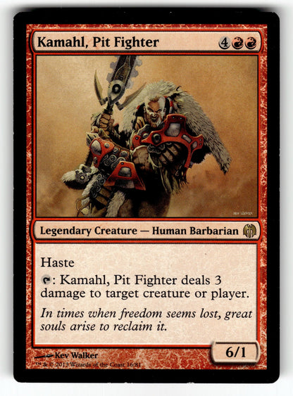 Kamahl, Pit Fighter – 16 DDL: Duel Decks: Heroes vs. Monsters R MP
