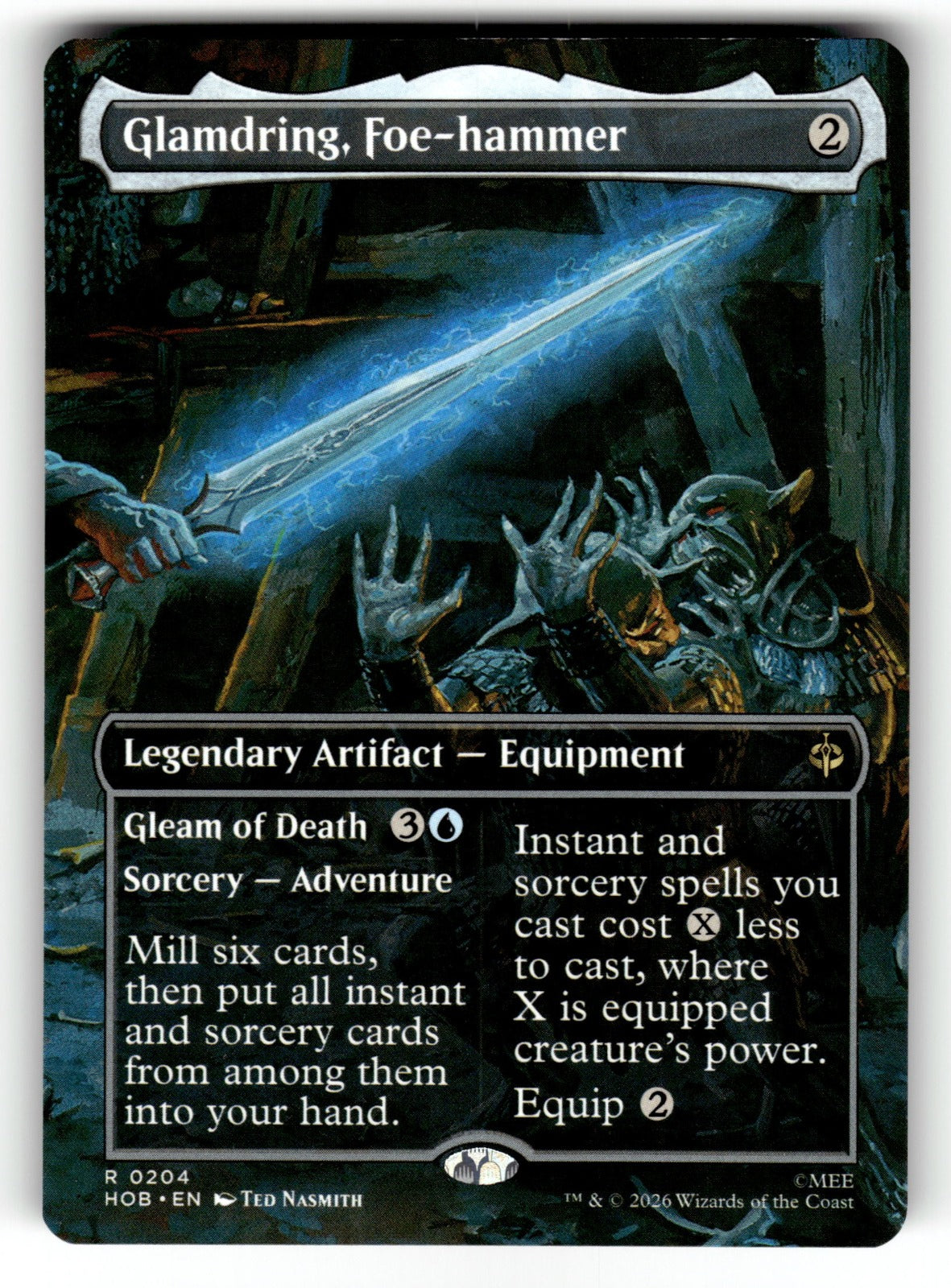 Glamdring, Foe-hammer (Borderless) – 204 HOB: The Hobbit R NM