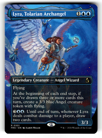 Lyra, Tolarian Archangel (Borderless) – 301 FRA: Reality Fracture R NM