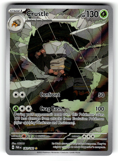Crustle – 183/182 PAR: SV04: Paradox Rift Illustration Rare Holo LP