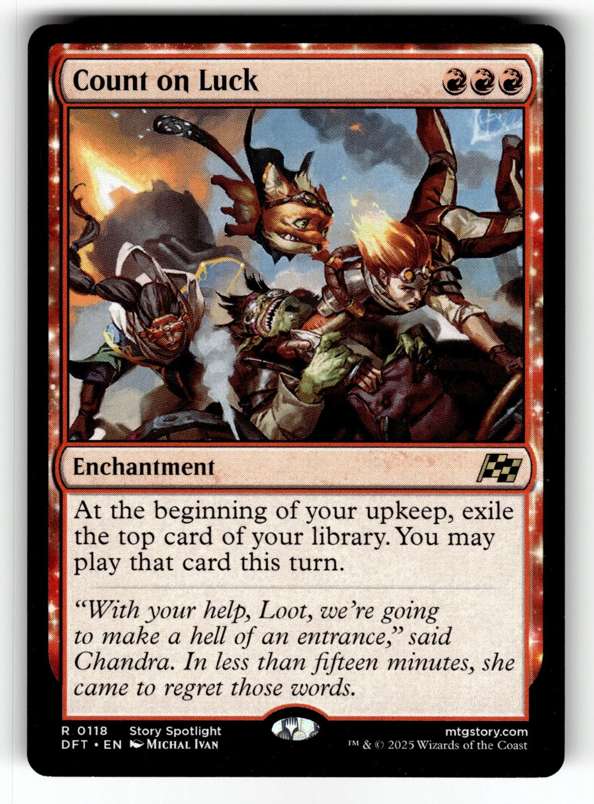 Count on Luck – 118 DFT: Aetherdrift R NM