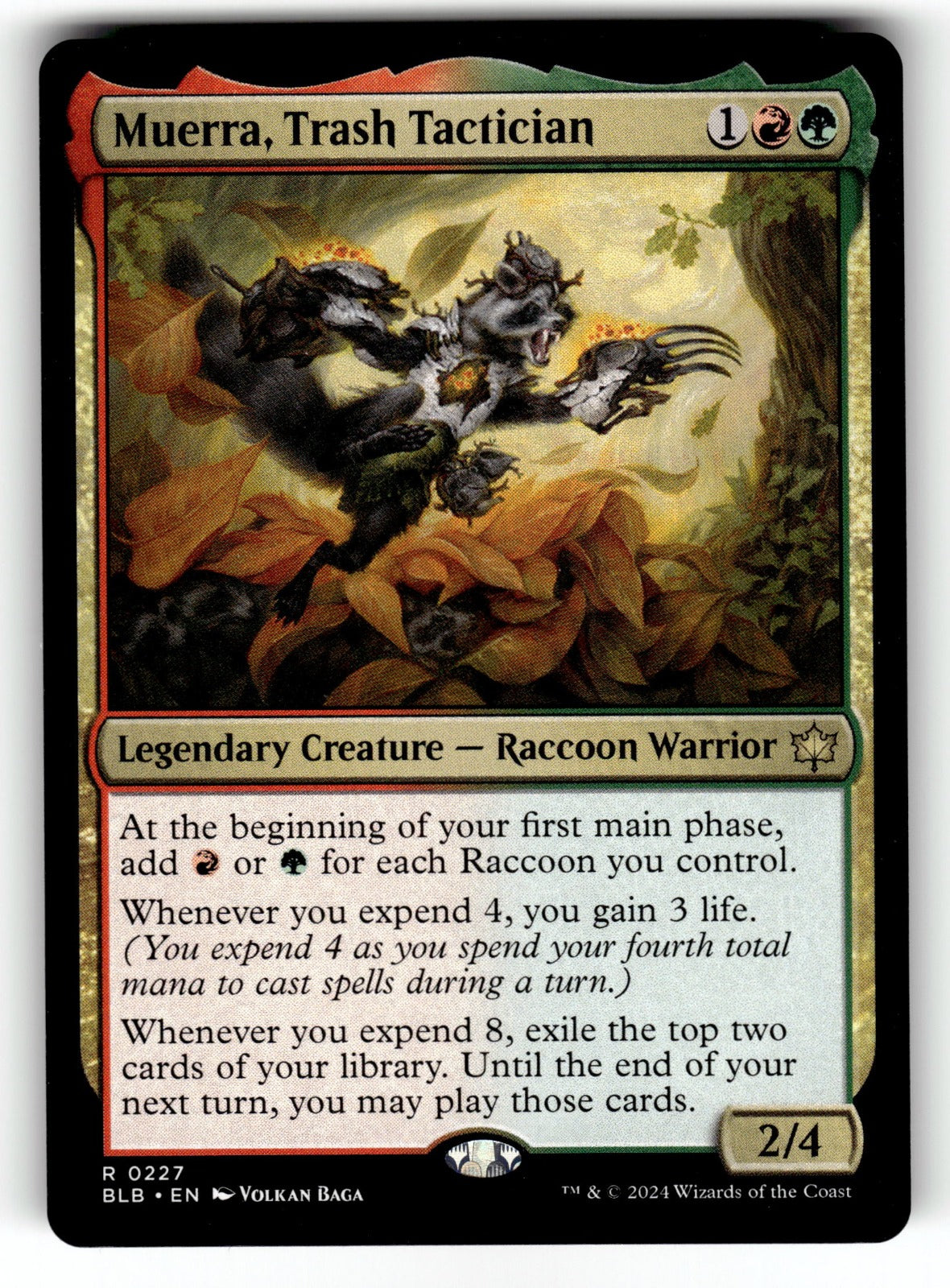 Muerra, Trash Tactician – 227 BLB: Bloomburrow R NM