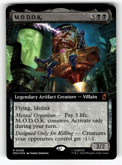 M.O.D.O.K. (Extended Art) – 408 MSH: Marvel Super Heroes M Foil LP