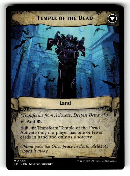 Aclazotz, Deepest Betrayal – 88 LCI: The Lost Caverns of Ixalan M NM (Back)