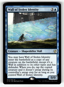 Wall of Stolen Identity – 13 C19: Commander 2019 R NM