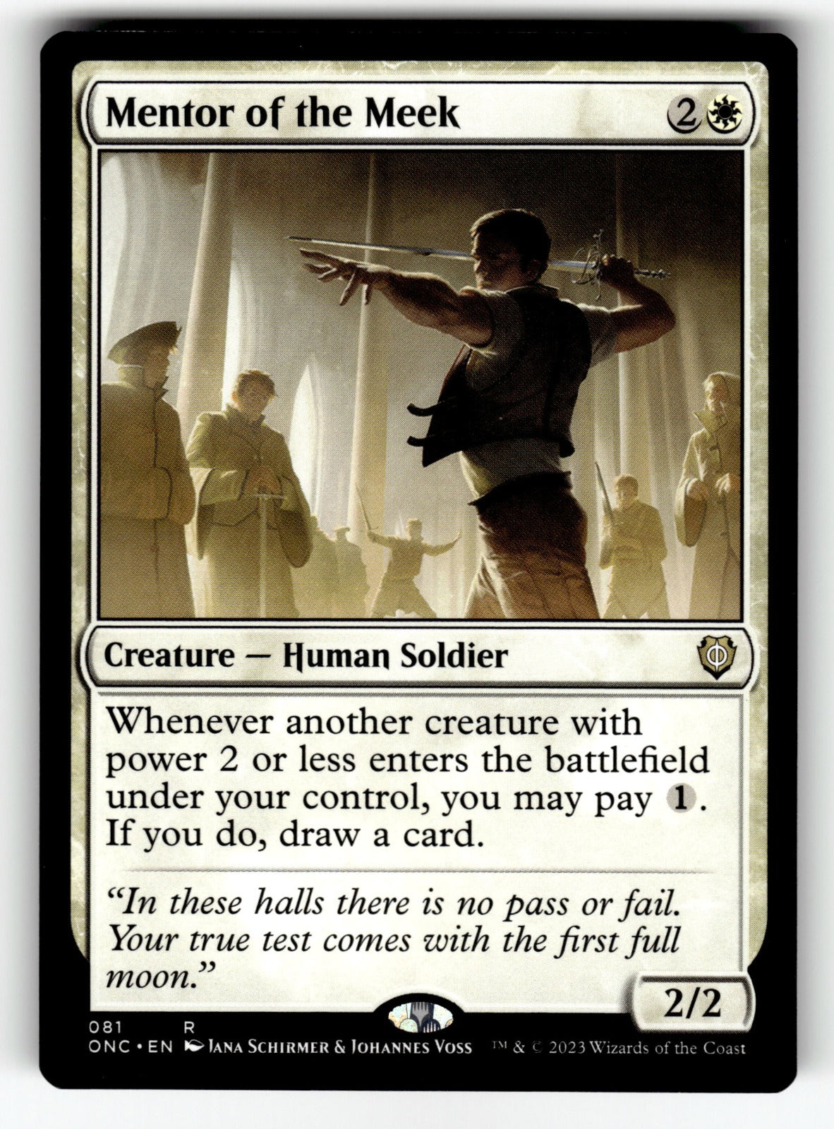 Mentor of the Meek – 81 ONC: Commander: Phyrexia: All Will Be One R NM