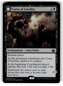 Curse of Leeches – 94 MID: Innistrad: Midnight Hunt R Foil NM