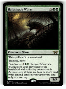 Balustrade Wurm – 168 DSK: Duskmourn: House of Horror R NM