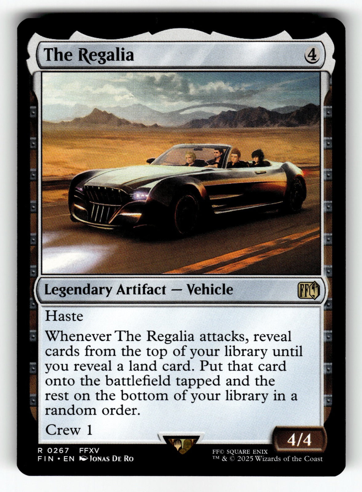 The Regalia – 267 FIN: FINAL FANTASY R NM