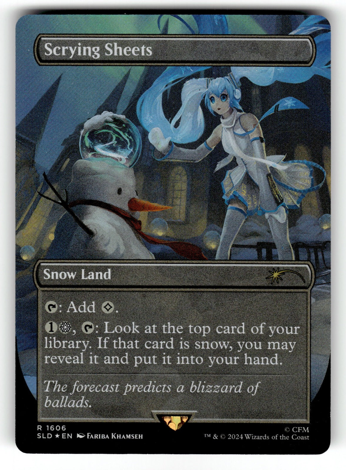 Scrying Sheets (Rainbow Foil) – 1606 SLD: Secret Lair Drop Series R Foil NM