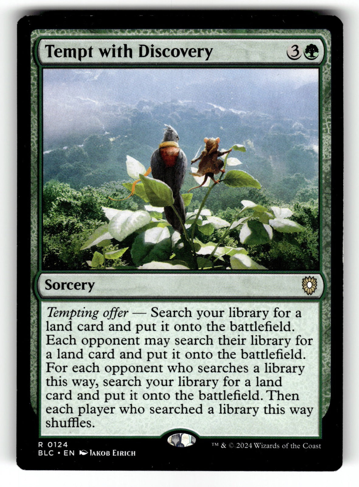 Tempt with Discovery – 124 BLC: Commander: Bloomburrow R LP