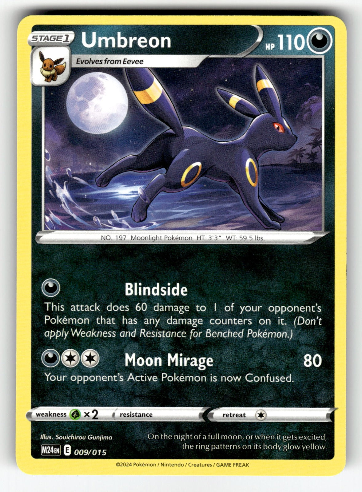Umbreon – 009/015 M24: McDonald's Promos 2024 Promo NM