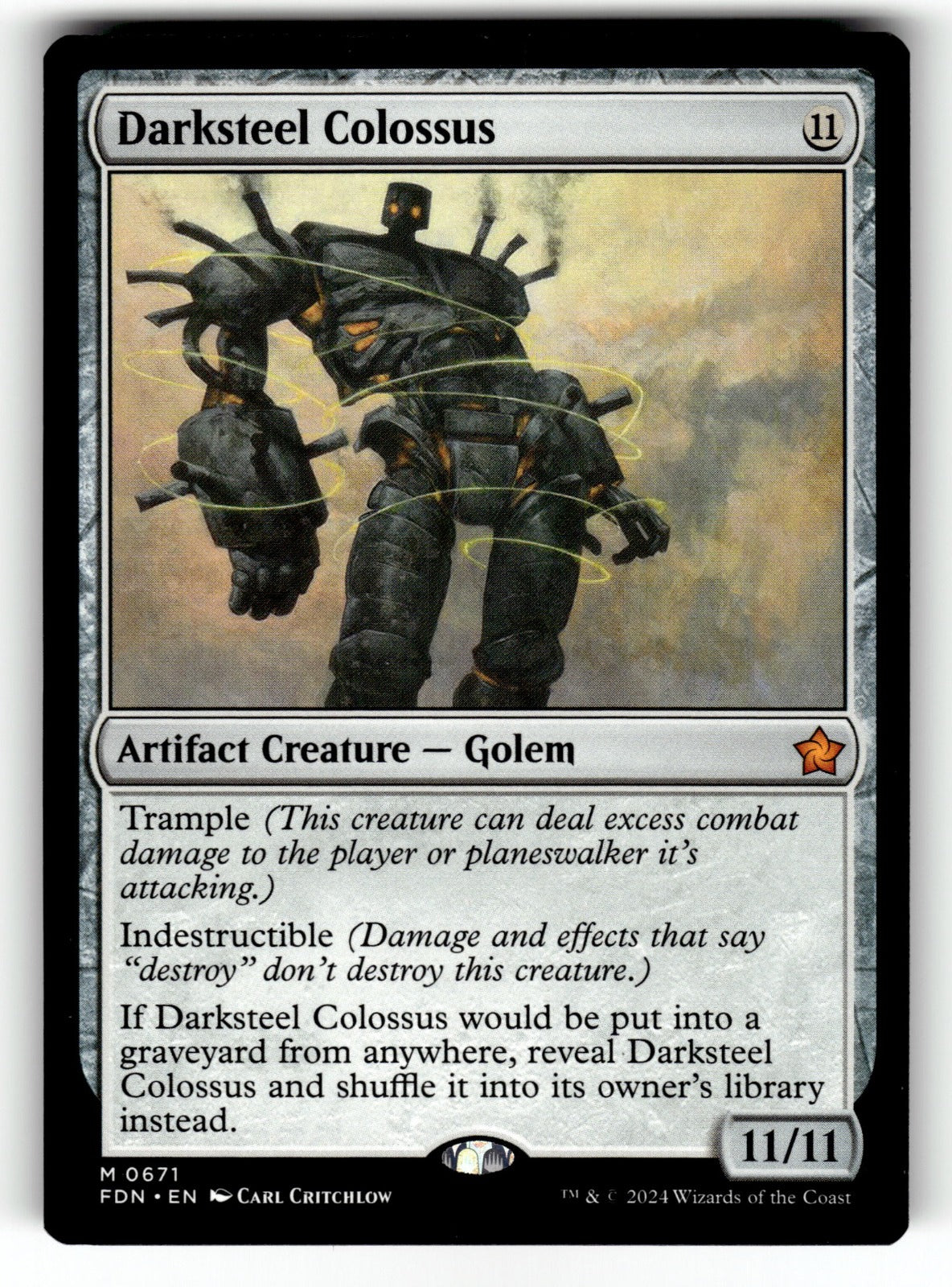 Darksteel Colossus – 671 FDN: Foundations M NM