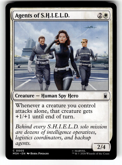 Agents of S.H.I.E.L.D. – 5 MSH: Marvel Super Heroes C NM