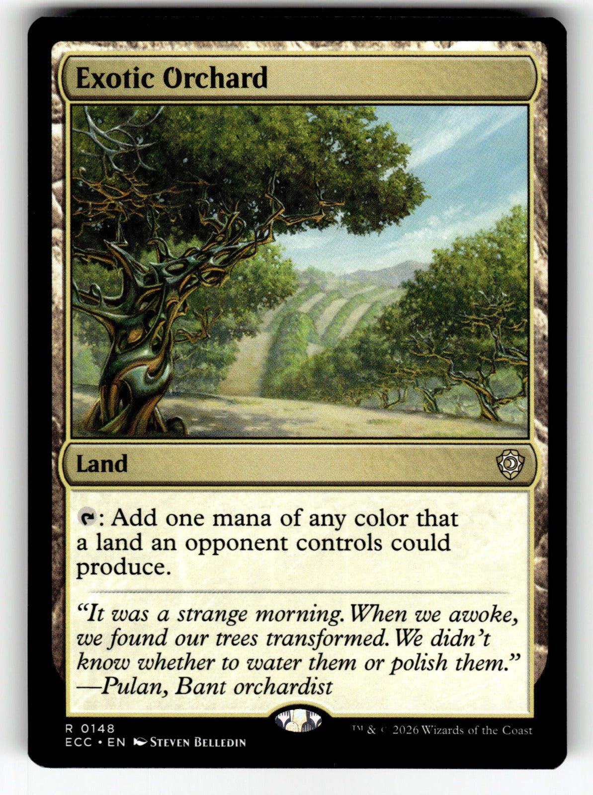 Exotic Orchard – 148 ECC: Commander: Lorwyn Eclipsed R NM
