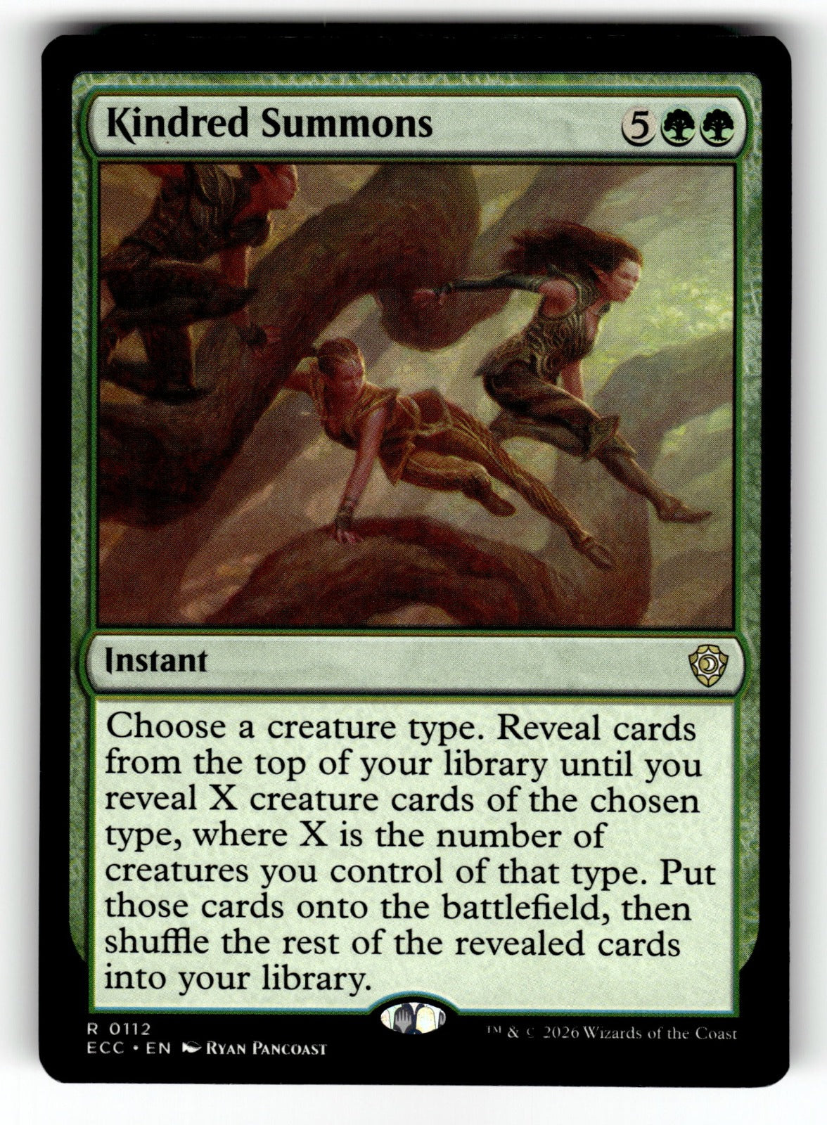 Kindred Summons – 112 ECC: Commander: Lorwyn Eclipsed R NM