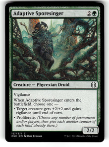 Adaptive Sporesinger – 157 ONE: Phyrexia: All Will Be One C NM