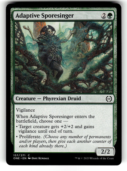 Adaptive Sporesinger – 157 ONE: Phyrexia: All Will Be One C NM