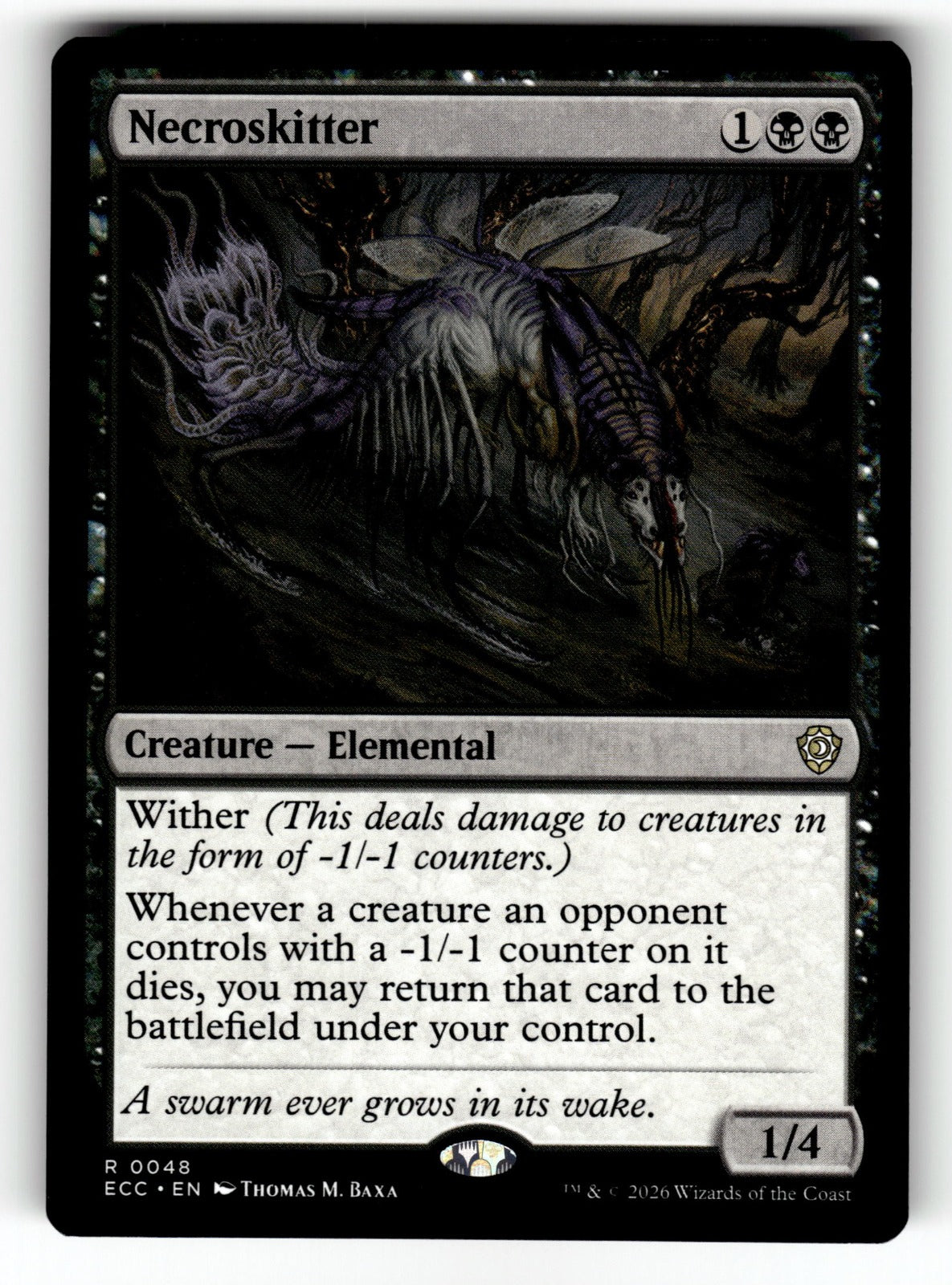 Necroskitter – 48 ECC: Commander: Lorwyn Eclipsed R NM