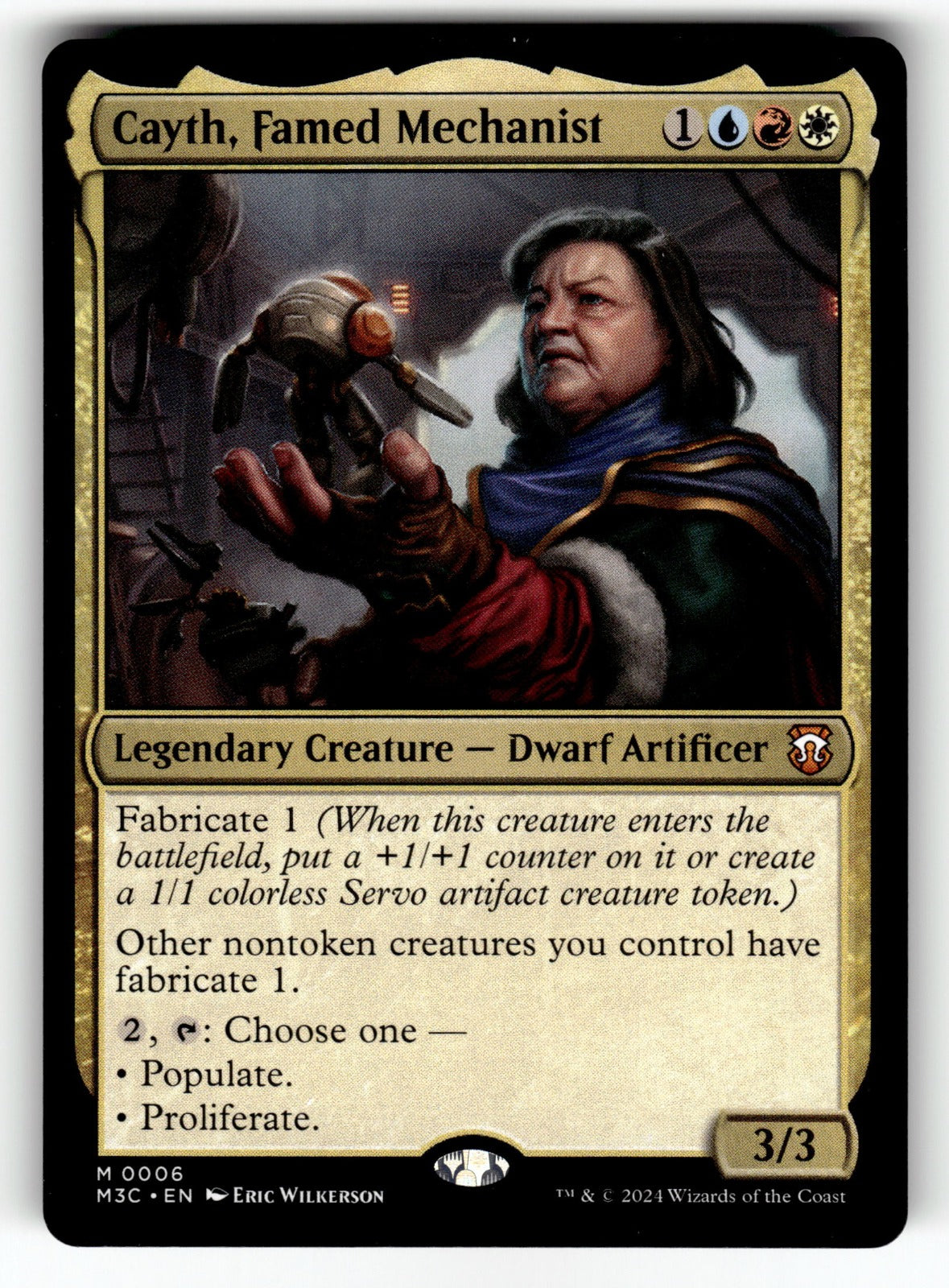 Cayth, Famed Mechanist – 6 M3C: Commander: Modern Horizons 3 M NM