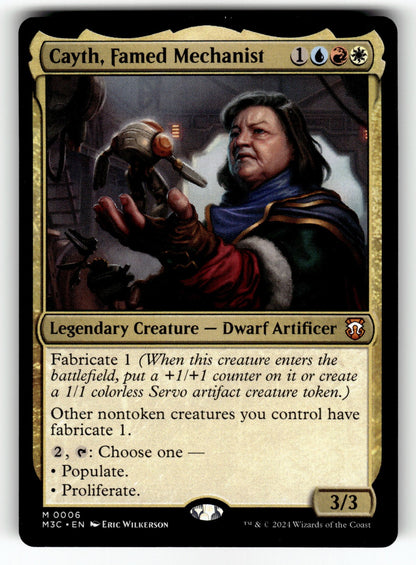 Cayth, Famed Mechanist – 6 M3C: Commander: Modern Horizons 3 M NM