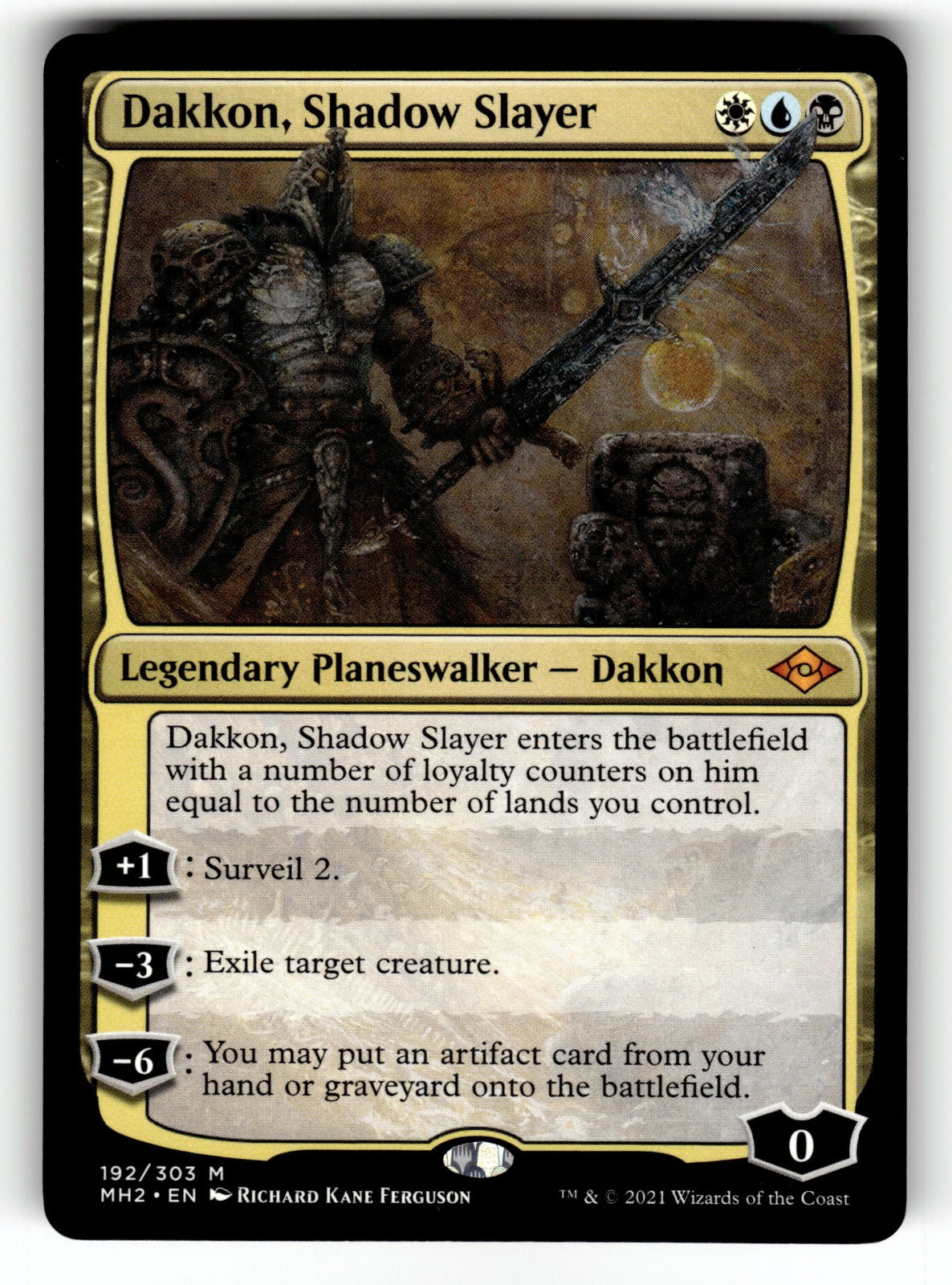 Dakkon, Shadow Slayer – 192 MH2: Modern Horizons 2 M LP
