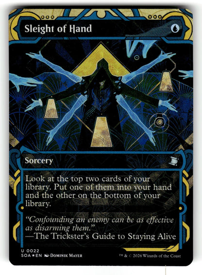 Sleight of Hand – 22 SOA: Secrets of Strixhaven: Mystical Archive U Foil NM
