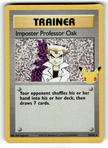 Imposter Professor Oak – 102/130 BS2: Base Set 2 Rare NM