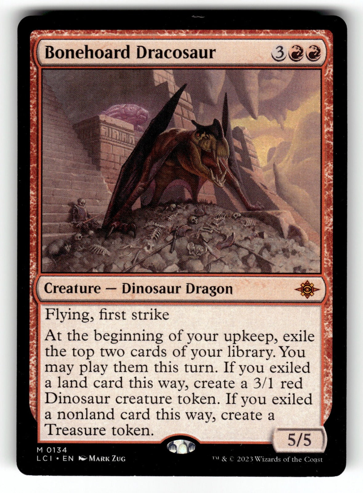 Bonehoard Dracosaur – 134 LCI: The Lost Caverns of Ixalan M NM