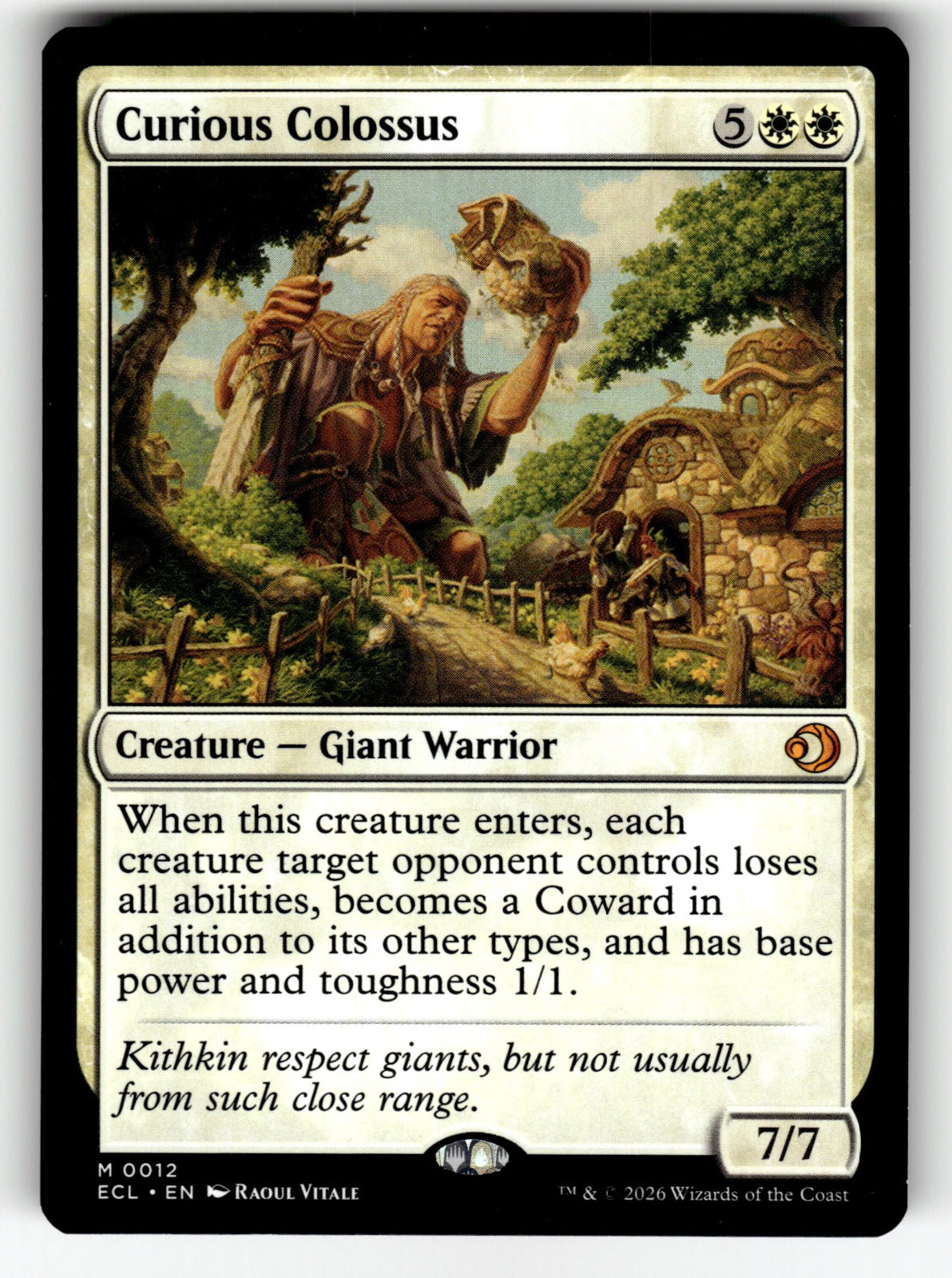 Curious Colossus – 12 ECL: Lorwyn Eclipsed M NM