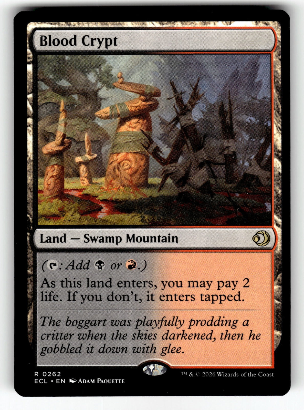 Blood Crypt – 262 ECL: Lorwyn Eclipsed R NM