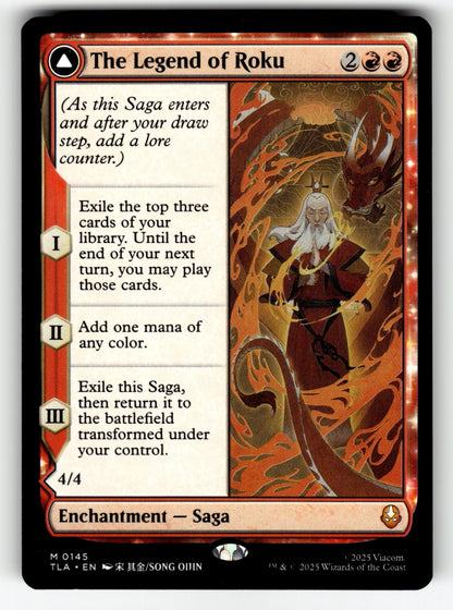 The Legend of Roku – 145 TLA: Avatar: The Last Airbender M NM