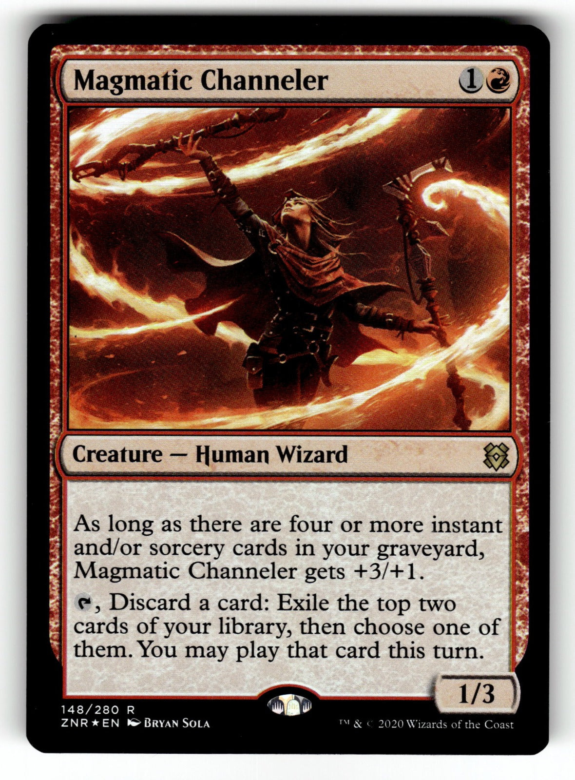 Magmatic Channeler – 148 ZNR: Zendikar Rising R Foil NM