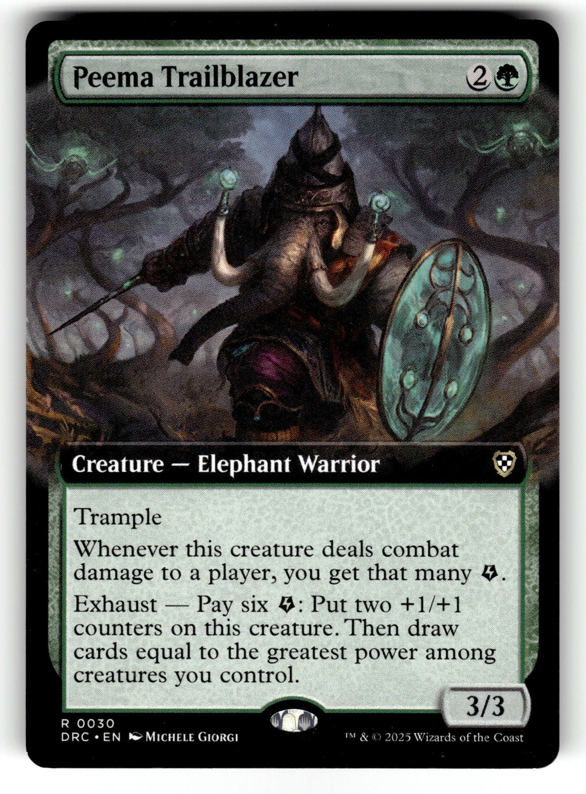Peema Trailblazer (Extended Art) – 30 DRC: Commander: Aetherdrift R NM