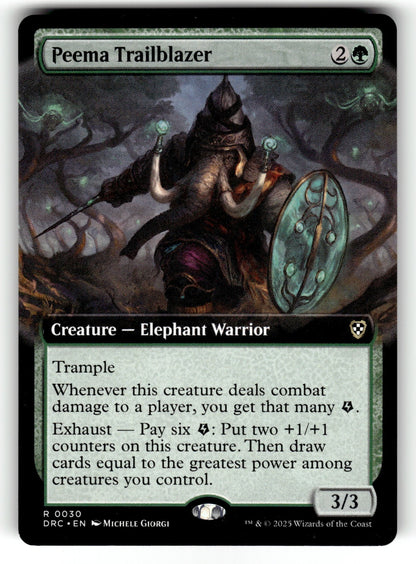 Peema Trailblazer (Extended Art) – 30 DRC: Commander: Aetherdrift R NM
