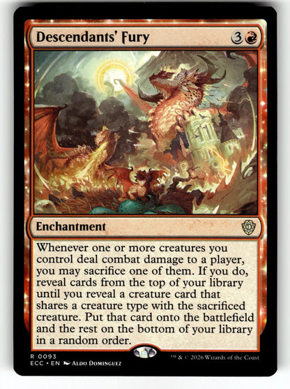 Descendants' Fury – 93 ECC: Commander: Lorwyn Eclipsed R NM
