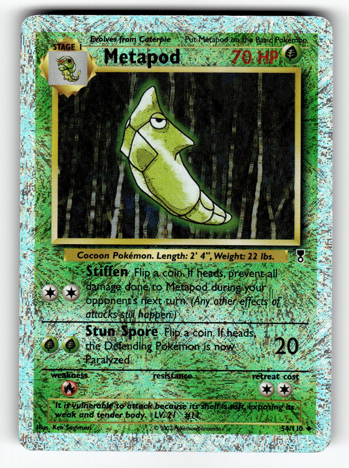 Metapod – 054/110 LC: Legendary Collection Uncommon Reverse HoloHP