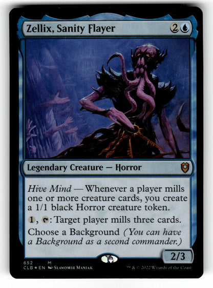 Zellix, Sanity Flayer – 652 CLB: Commander Legends: Battle for Baldur's Gate M Foil NM