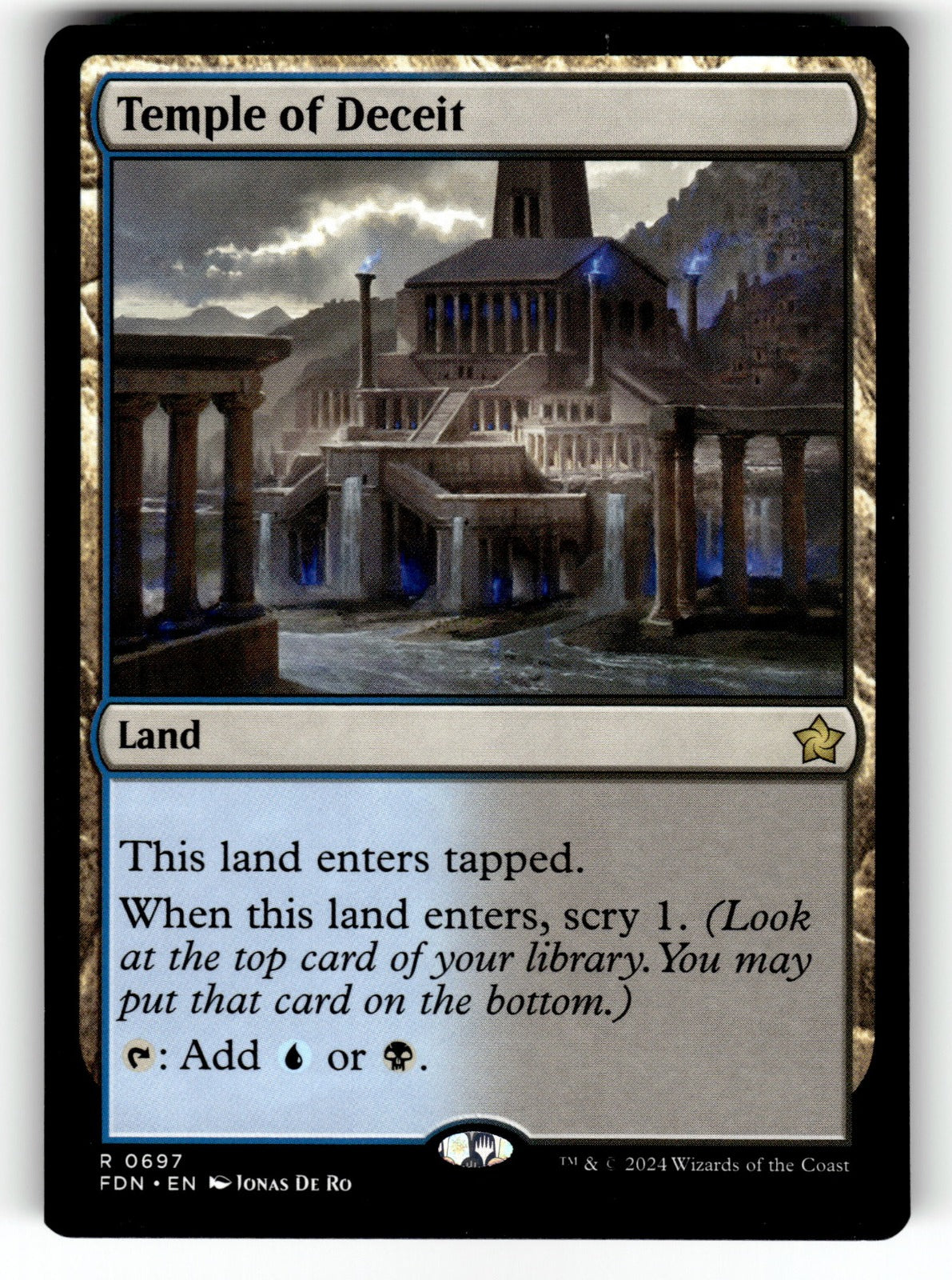 Temple of Deceit – 697 FDN: Foundations R NM