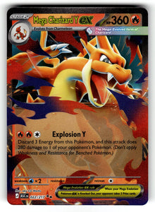 Mega Charizard Y ex – 022/217 ASC: ME: Ascended Heroes Double Rare Holo NM