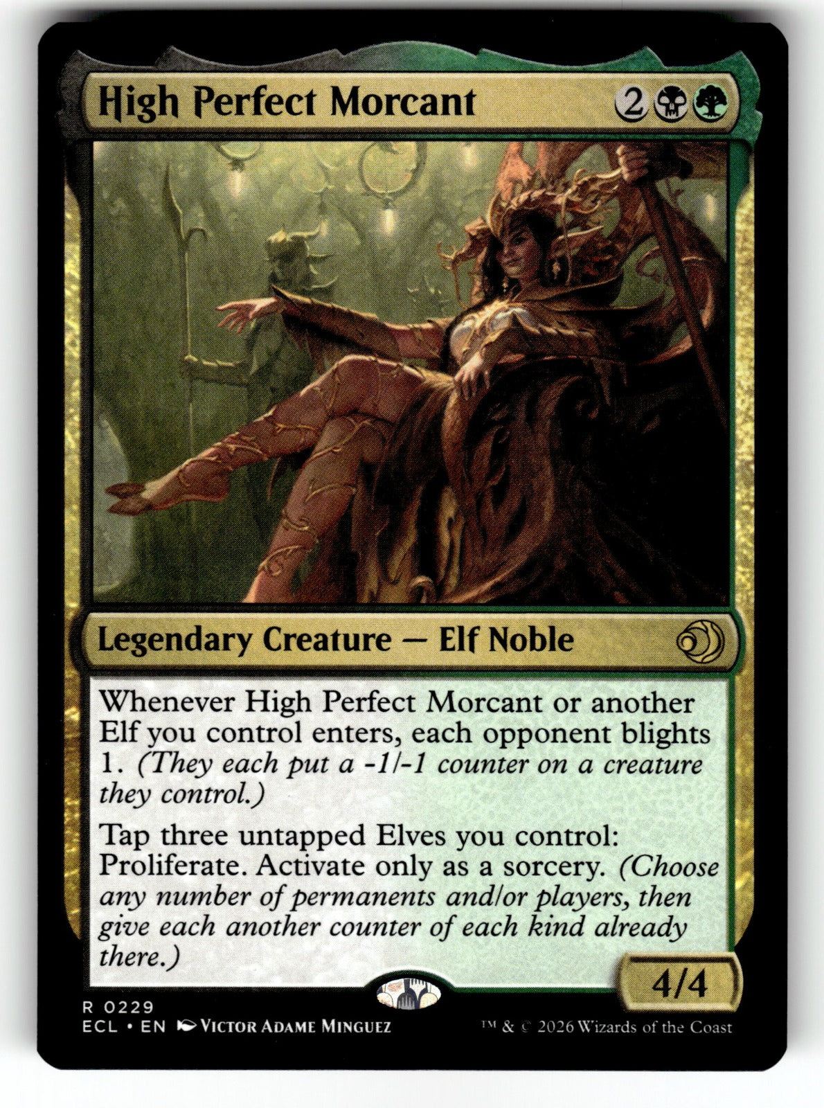 High Perfect Morcant – 229 ECL: Lorwyn Eclipsed R NM