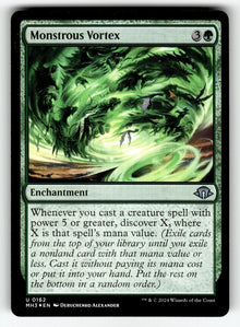 Monstrous Vortex – 162 MH3: Modern Horizons 3 U Foil NM