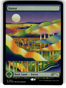 Forest (Rainbow Foil) – 1482 SLD: Secret Lair Drop Series R Foil NM