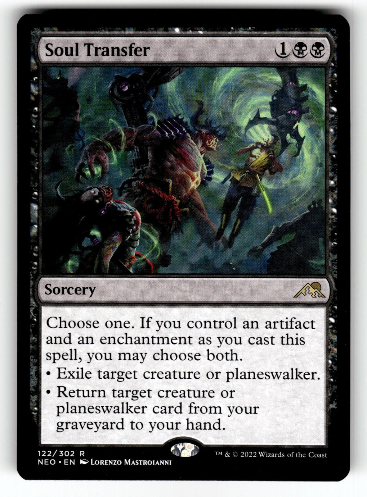 Soul Transfer – 122 NEO: Kamigawa: Neon Dynasty R NM