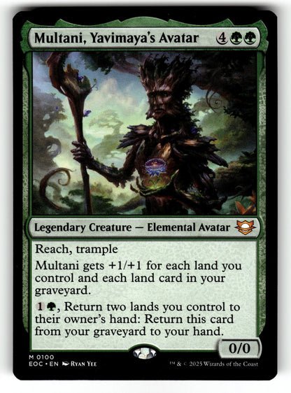 Multani, Yavimaya's Avatar – 100 EOC: Commander: Edge of Eternities M NM